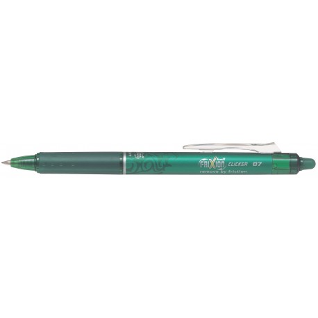 PILOT Roller encre effaçable Frixion ball Clicker Vert