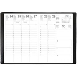 Agenda semainier Pluton - 9 x 13 cm 2021 noir