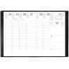 Agenda semainier Pluton - 9 x 13 cm 2021 noir