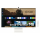 SAMSUNG Ecran 32" Smart Monitor M8 - UHD 4K - 4ms 400cd m² 3000 1 - HDR10 - HDMI - USB-C - 60Hz Rég Incli et Haut - Webcam