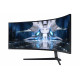 SAMSUNG Ecran 49'' Gaming Odyssey NEO QLED G9 NOIR Double WQHD VA 1ms 420cd m2 1000000 1 HDMI USB Casque 240Hz - Incurvé