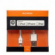 Câble USB 1m pour Apple compatible lighting - blanc