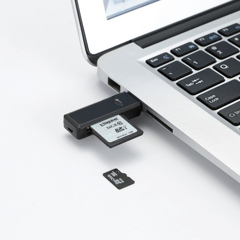Lecteur de carte SD D2 - Version port micro-USB