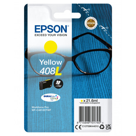 EPSON Lunettes 408L Encre Durabrite ultra Jaune 21,6ml