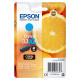 EPSON 33XL Oranges Cartouche Encre claria Premium Cyan 8,9ml