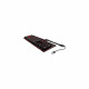 HP OMEN 1100 Clavier Noir voyant rouge - pieds réglable 2 positions - câble à protection nattée