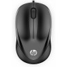 Souris Filaire HP 1000 Noire - galbée - cordon 1,5m - pour droitiers et gauchers