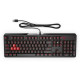 HP OMEN LED Noir/Rouge - Clavier de jeu encodeur - Commutateurs mécaniques CHERRY MX Rouge - LED pour chaque touche