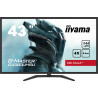 IIYAMA G-MASTER Ecran 43" Gaming - 16 9 - FreeSync - 2x DisplayPorts - 2x HDMI - 4x USB - pied réglable