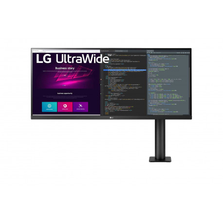 LG Ecran 34 " - 34WN780P-B - 21 9 - 2x HDMI - DisplayPort - 2x USB - Inclinable, Pivotable et Hauteur réglable