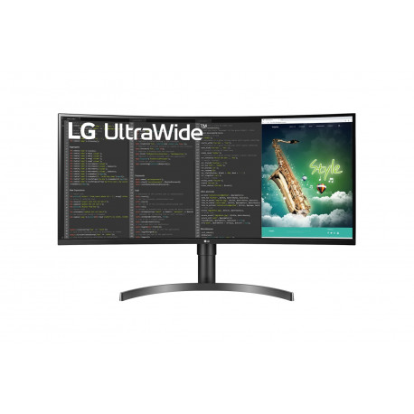 LG 35WN75CP-B - Ecran incurvé 35" - 21 9 - UltraWide - 2x HDMI - Displayport - USB - Hauteur réglable