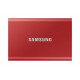 SAMSUNG SSD Externe T7 - 2To - rouge métallique - USB 3.2 - Gen. 2 - MU-PC2T0R WW