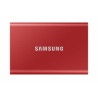 SAMSUNG SSD Externe T7 - 2To - rouge métallique - USB 3.2 - Gen. 2 - MU-PC2T0R WW