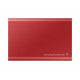 SAMSUNG SSD Externe T7 - 2To - rouge métallique - USB 3.2 - Gen. 2 - MU-PC2T0R WW