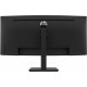 HP P34hc G4 Ecran 34" WQHD - Incurvé - HDMI Display Port USB-C - Hauteur réglable - Pivotable - Inclinable