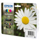 EPSON 18 Multipack Paquerette Encres Claria Home 5,2ml noire, 3.3ml CMJ, Alarme