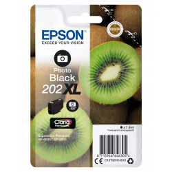 EPSON 202XL Cartouche Kiwi Encre Claria Premium Noir Photo 7,9ml