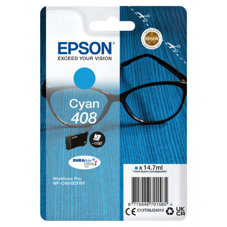 Epson 408 Encre - Lunettes - Cyan - 1100 pages