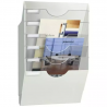 CEP Trieur mural 6 cases CepExpo - A4 - Modulable - Blanc et transparent