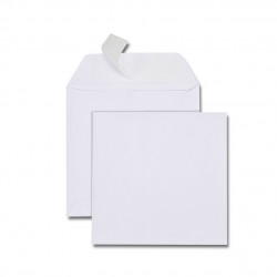 GPV Boite de 500 enveloppes carrées 150 x 150 - 90g - Blanc