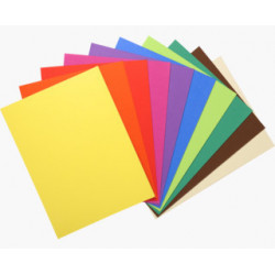 EXACOMPTA 100 Sous chemises Flash 80g 22x31cm Coloris assortis