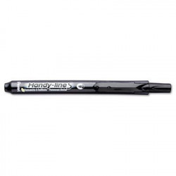 PENTEL Marqueur permanent retractable rechargeable et pointe ogive Noir