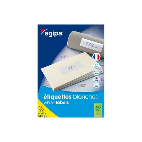 APLI AGIPA Etiquettes Multi Usage Pose Express 52.5 x 29.7mm