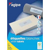 APLI 25 etiquettes multi-usage 199.6x289.1 Blanc