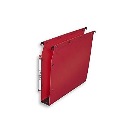 ELBA L'OBLIQUE 25 dossiers suspendus armoire fond 50mm Rouge