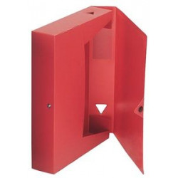 VIQUEL Boite de classement polypro dos 60mm rouge