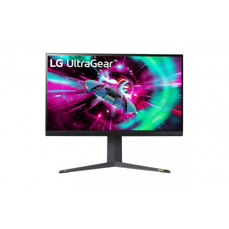 ECRAN 32" LG 32GR93U-B Gaming Noir UHD 4K - 16 9 - 2xHDMI 1x DP 3xUSB Haut-parleurs - Hauteur réglable - Inclinable - Rotatif