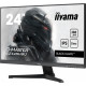 Ecran 24" IIYAMA G-Master G2445HSU-B1 Black Hawk - 16 9 - 1xHDMI 1xDP USB HUB - Haut-Parleurs - FreeSync Black Tuner