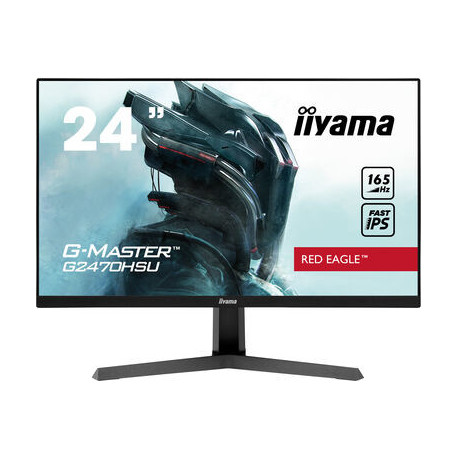 Moniteur 23,8" IIYAMA G-Master G2470HSU-B1 - 165Hz - HDMI - DisplayPort - 2x USB - Haut-Parleurs - FreeSync