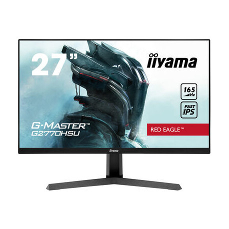 Moniteur 27" IIYAMA G-Master G2770HSU-B1 - Red eagle - 165Hz - HDMI DisplayPort 2USB - Haut-Parleurs - FreeSync.Tuner Noir