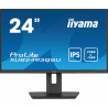 Ecran 24" IIYAMA XUB2493QSU-B5 - LED - 16 9 4ms - WQHD - 1xHDMI 1xDisplayPort 3xUSB - Haut parleurs - Hauteur réglable