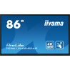 Ecran 86" IIYAMA TE8612MIS-B2AG LFD - Anti-reflet - Haut-parleurs - VGA 3xHDMI USB-C Media 6xUSB HUB - Tactile PureTouch-IR