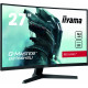 Moniteur 27" IIYAMA G-MASTER G2766HSU-B1 Red Eagle Incurvé 165 Hz - 2xHDMI DP 2xUSB HUB - Haut-Parleurs - Black Tuner FreeSync