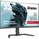 Ecran 31,5" IIYAMA G-Master GCB3280QSU-B1 Red eagle - 165Hz - 2xHDMI 1xDP 2xUSB Haut-Parleurs - Black Tuner - Hauteur réglable