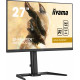 Ecran 27" IIYAMA G-MASTER GB2790QSU-B5 Gold Phoenix - Fast IPS 16 9 - 1xHDMI 1xDP 2xUSB - Black Tuner - Hauteur réglable Pivot