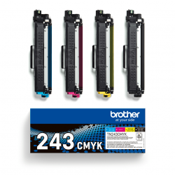 BROTHER TN243CMYK Pack de 4 Toners Originaux