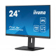 Ecran 24" IIYAMA ProLite XUB2492HSU-B6 - IPS - 16 9 - Ultra mince - Haut-Parleurs - VGA HDMI DP USB-HUB - Pied réglable