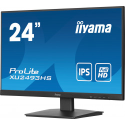 Ecran 23,8" IIYAMA ProLite XU2493HS-B6 - IPS Ultra mince - 16 9 - 100Hz - HDMI Displayport - Haut-Parleurs - VESA 100x100