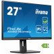 Ecran 27" IIYAMA ProLite XUB2763HSU-B1 - IPS Ultra mince - HDMI DP USB HUB (3.2) - Haut-Parleurs - Pied réglable - Produit eco