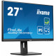 Ecran 27" IIYAMA ProLite XUB2763HSU-B1 - IPS Ultra mince - HDMI DP USB HUB (3.2) - Haut-Parleurs - Pied réglable - Produit eco