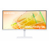 ECRAN 34" SAMSUNG LS34C650TAUXEN - S65TC ViewFinity Blanc WQHD - 21 9 - VA - Incurvé - 100Hz -Thunderbolt4 - HDMI DP USB