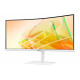 ECRAN 34" SAMSUNG LS34C650TAUXEN - S65TC ViewFinity Blanc WQHD - 21 9 - VA - Incurvé - 100Hz -Thunderbolt4 - HDMI DP USB