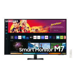 ECRAN 43" Samsung Smart Monitor M7 LS43BM700UPXEN - 60Hz- 3840x2160 VA - HDMI USB-C USB Bluetooth Wifi - Haut-parleurs Smart TV