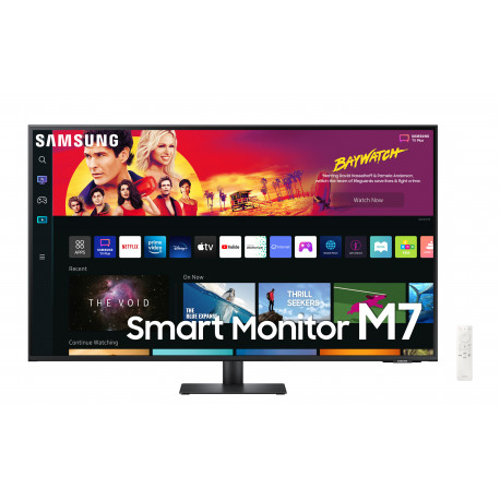 ECRAN 43" Samsung Smart Monitor M7 LS43BM700UPXEN - 60Hz- 3840x2160 VA - HDMI USB-C USB Bluetooth Wifi - Haut-parleurs Smart TV