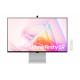 Ecran 27" Samsung ViewFinity S90PC Gris clair - 60Hz - 5120x2880 IPS 16 9 - USB-C Mini DP Thunderbolt4 - Webcam - Pied réglable