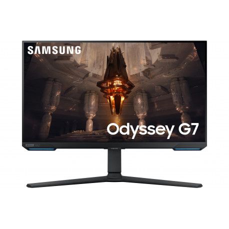 Ecran 28" Samsung Gaming ODYSSEY G7 - 144Hz - 3840x2160 - HDMI DP Hub USB (3.0) - Hauteur réglable - Orientable - Pivotable